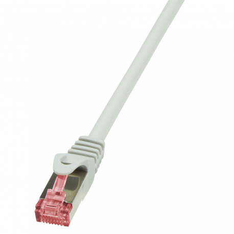LogiLink PrimeLine - Patch cable - RJ-45 (M) to RJ-45 (M) - 1.5 m - SFTP, PiMF - CAT 6 - halogen-free, snagless - grey - 2