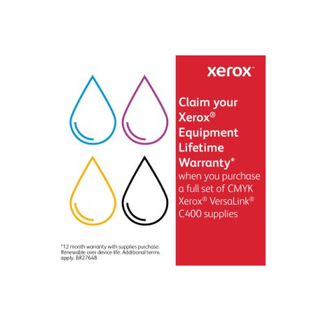 Xerox VersaLink C400 - Cyan - original - toner cartridge - for VersaLink C400, C405 - 1