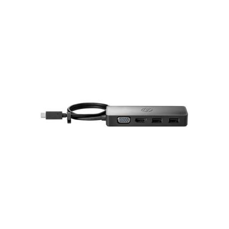 HP Travel Hub G2 - Port replicator - USB-C - VGA, HDMI - for Elite x2; EliteBook 83X G8, 84X G8, 85X G8; Pro c640 G2; ProBook 635; ZBook Power G8 - 2