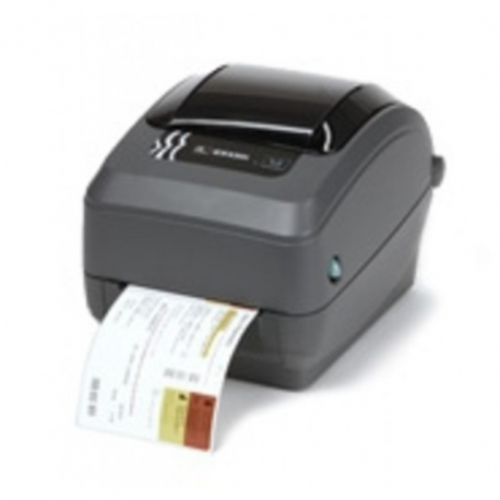 Zebra GX Series GX430t - Label printer - direct thermal  /  thermal transfer - Roll (10.8cm) - 300 dpi - up to 102 mm / sec - parallel, USB, serial - 4