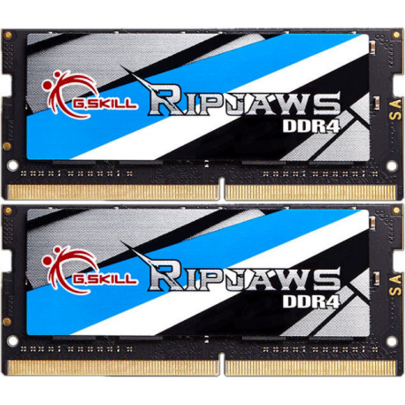 G.Skill Ripjaws - DDR4 - kit - 32 GB: 2 x 16 GB - SO-DIMM 260-pin - 2666 MHz / PC4-21300 - CL19 - 1.2 V - unbuffered - non-ECC - 0