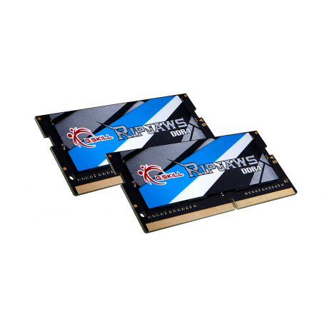 G.Skill Ripjaws - DDR4 - kit - 32 GB: 2 x 16 GB - SO-DIMM 260-pin - 2666 MHz / PC4-21300 - CL19 - 1.2 V - unbuffered - non-ECC - 1