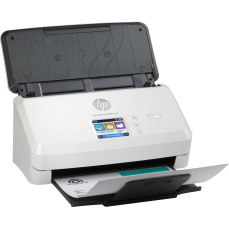 HP Scanjet Pro N4000 snw1 Sheet-feed - Document scanner - CMOS / CIS - Duplex - 216 x 3100 mm - 600 dpi x 600 dpi - up to 40 ppm (mono) - ADF (50 sheets) - up to 4000 scans per day - USB 3.0, LAN, Wi-Fi(n) - 2