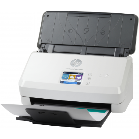 HP Scanjet Pro N4000 snw1 Sheet-feed - Document scanner - CMOS / CIS - Duplex - 216 x 3100 mm - 600 dpi x 600 dpi - up to 40 ppm (mono) - ADF (50 sheets) - up to 4000 scans per day - USB 3.0, LAN, Wi-Fi(n) - 6