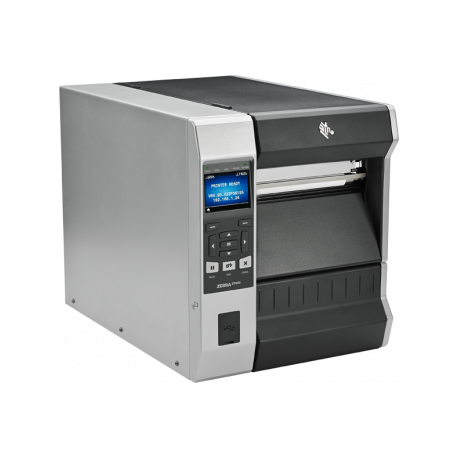 Zebra ZT620 - Label printer - direct thermal  /  thermal transfer - Roll (17.1 cm) - 203 dpi - up to 305 mm / sec - USB, serial, Gigabit LAN, USB host, NFC, Bluetooth 4.0 - tear bar - 0