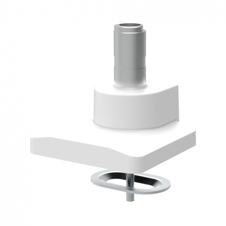 Neomounts by Newstar Select NM-D775DX - Mounting kit - for 2 LCD displays (full-motion) - white - screen size: 10"-32" - clamp mountable, grommet, desk-mountable - 11