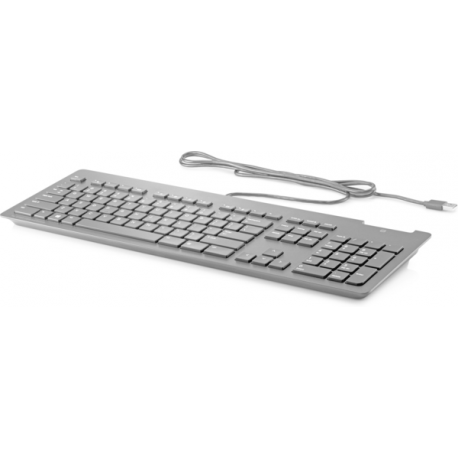 HP Business Slim - Keyboard - USB - Pan Nordic - black - for HP Z1 G8; EliteDesk 800 G8; EliteOne 800 G8; Workstation Z1 G8; ZBook Fury 15 G8, 17 G8 - 4