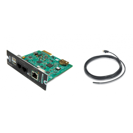 APC Network Management Card 3 with PowerChute Network Shutdown & Environmental Monitoring - Remote management adapter - GigE - 1000Base-T - for P / N: SMTL2200RM2UC, SMTL2200RM2UCNC, SMTL3000RM2UC, SMTL3000RM2UCNC, SMX1500RM2UCNC - 6