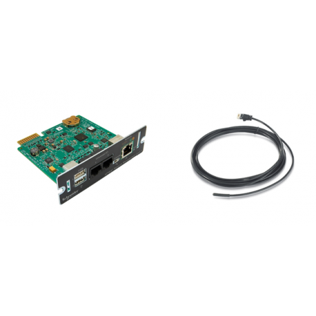 APC Network Management Card 3 with PowerChute Network Shutdown & Environmental Monitoring - Remote management adapter - GigE - 1000Base-T - for P / N: SMTL2200RM2UC, SMTL2200RM2UCNC, SMTL3000RM2UC, SMTL3000RM2UCNC, SMX1500RM2UCNC - 7