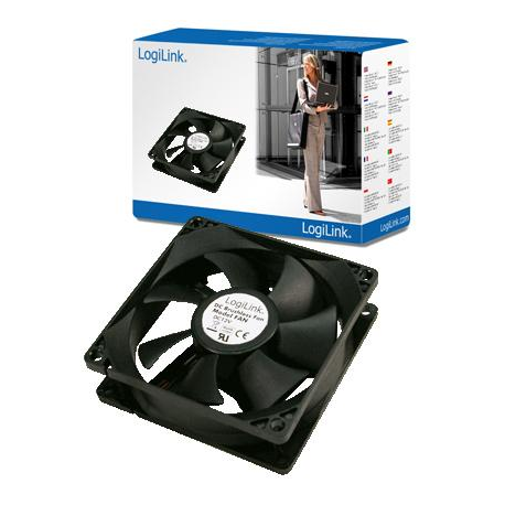 LogiLink FAN103 - Case fan - 120 mm - black - 2