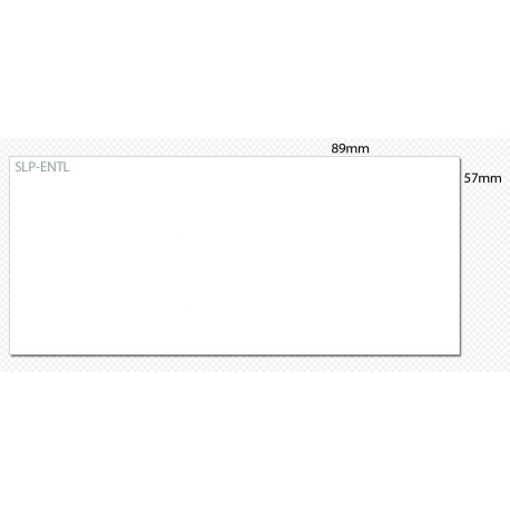 Seiko Instruments SLP-ENTL - Non-adhesive - white - 57 x 89 mm 250 card(s) (1 roll(s) x 250) name badge cards - for Smart Label Printer 440, 440 Office Administration Pack, 450, 620, 650, 650SE - 2