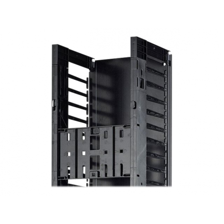 APC Cable Management - Rack cable management kit - black - for P/N: NBWL0355A, SMC15002U-BR, SMT3000I2U-BR, SMX2000LVNCUS, SMX3000HV-BR, SMX3000LV2U-BR - 10