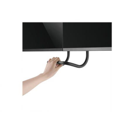 Neomounts by Newstar Select NM-D775DX - Mounting kit - for 2 LCD displays (full-motion) - black - screen size: 10"-32" - clamp mountable, grommet, desk-mountable - 9