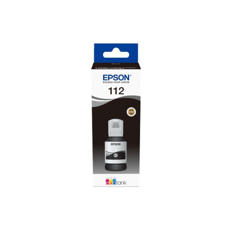 Epson EcoTank 112 - 127 ml - black - original - ink refill - for EcoTank L11160, L15160, L6460, L6490, L6550, L6570, L6580, M15140; EcoTank Pro L15180 - 0