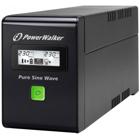 PowerWalker VI 800 SW IEC - UPS - AC 162-290 V - 480 Watt - 800 VA 9 Ah - USB - output connectors: 3 - 0