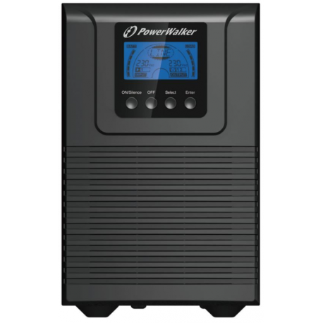 PowerWalker VFI 1000 TG - UPS - 900 Watt - 1000 VA 9 Ah - RS-232, USB - output connectors: 4 - 0