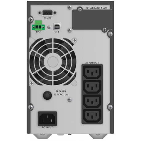 PowerWalker VFI 1000 TG - UPS - 900 Watt - 1000 VA 9 Ah - RS-232, USB - output connectors: 4 - 1