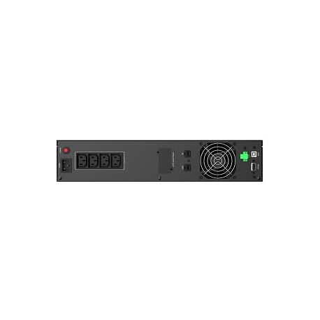 PowerWalker VI 1200 RLE - UPS (rack-mountable) - AC 230 V - 720 Watt - 1200 VA - 7.2 Ah - RS-232, USB - output connectors: 4 - 3