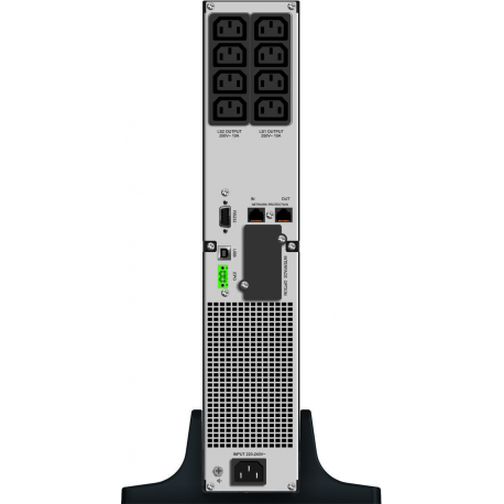 PowerWalker VFI 1000 RT HID - UPS (rack-mountable / external) - 900 Watt - 1000 VA 7 Ah - RS-232, USB - output connectors: 8 - 2U - 19" - 4