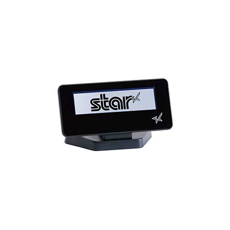 Star SCD222U - Customer display - USB - piano black - USB - for mC-Print3 MCP30 BK E+U, MCP30 WT E+U - 0