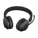 Jabra Evolve2 65 MS Stereo - Headset - on-ear - Bluetooth - wireless - USB-C - noise isolating - black - Certified for Microsoft Teams