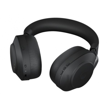 Jabra Evolve2 85 UC Stereo - Headset - full size - Bluetooth - wireless, wired - active noise cancelling - 3.5 mm jack - noise isolating - black - 7