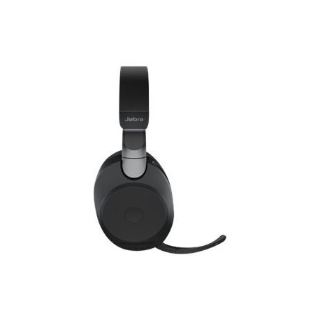 Jabra Evolve2 85 UC Stereo - Headset - full size - Bluetooth - wireless, wired - active noise cancelling - 3.5 mm jack - noise isolating - black - 3