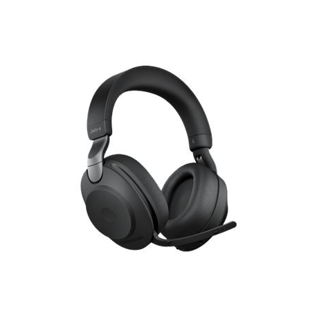 Jabra Evolve2 85 UC Stereo - Headset - full size - Bluetooth - wireless, wired - active noise cancelling - 3.5 mm jack - noise isolating - black - 2