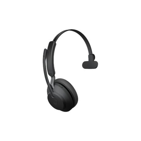 Jabra Evolve2 65 UC Mono - Headset - on-ear - convertible - Bluetooth - wireless - USB-C - noise isolating - black - 2