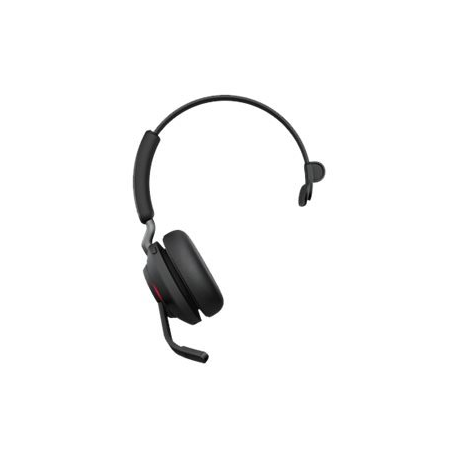 Jabra Evolve2 65 UC Mono - Headset - on-ear - convertible - Bluetooth - wireless - USB-A - noise isolating - black - 0