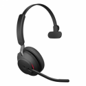 Jabra Evolve2 65 MS Mono - Headset - on-ear - convertible - Bluetooth - wireless - USB-A - noise isolating - black - Certified for Microsoft Teams