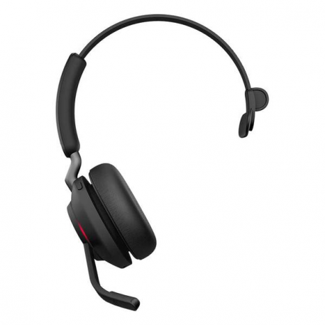 Jabra Evolve2 65 MS Mono - Headset - on-ear - convertible - Bluetooth - wireless - USB-A - noise isolating - black - Certified for Microsoft Teams - 2