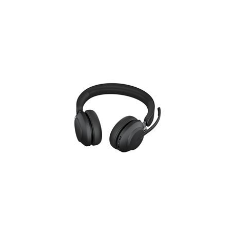 Jabra Evolve2 65 UC Stereo - Headset - on-ear - Bluetooth - wireless - USB-C - noise isolating - black - 0