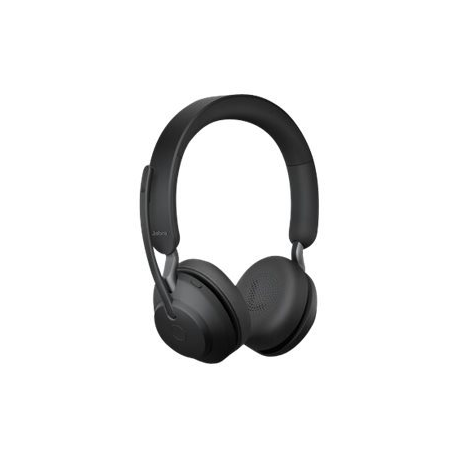 Jabra Evolve2 65 UC Stereo - Headset - on-ear - Bluetooth - wireless - USB-C - noise isolating - black - 4