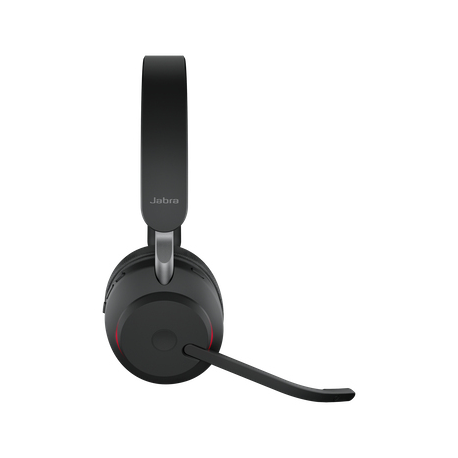 Jabra Evolve2 65 UC Stereo - Headset - on-ear - Bluetooth - wireless - USB-C - noise isolating - black - 7