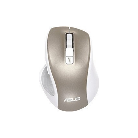 ASUS MW202 - Mouse - optical - 6 buttons - wireless - 2.4 GHz - USB wireless receiver - rose gold - 0