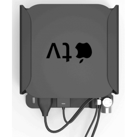 Compulocks Apple TV 6th  /  5th  /  4th Gen Security Mount - Mounting kit (security bracket, locking head assembly) - for mediabox - high-grade aluminium - jet black - mounting interface: 75 x 75 mm - for Apple TV 4K (1st generation, 2nd generation); TV HD - 2