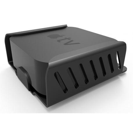 Compulocks Apple TV 6th  /  5th  /  4th Gen Security Mount - Mounting kit (security bracket, locking head assembly) - for mediabox - high-grade aluminium - jet black - mounting interface: 75 x 75 mm - for Apple TV 4K (1st generation, 2nd generation); TV HD - 20