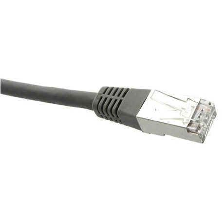 Black Box GigaTrue - Patch cable - RJ-45 (M) to RJ-45 (M) - 1 m - S / FTP - CAT 6a - booted, halogen-free, snagless, stranded - grey - 0