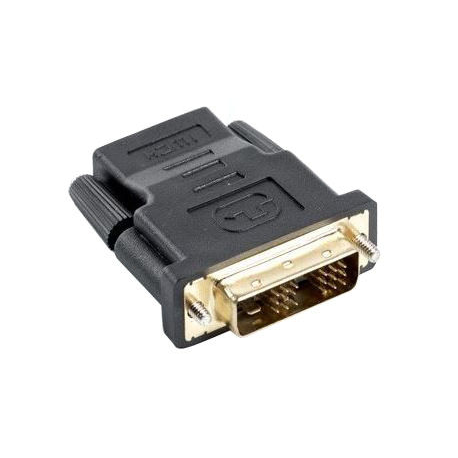 Lanberg - Adapter - DVI-D male to HDMI female - black - thumbscrews - 0