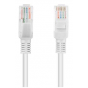 Lanberg - Patch cable - RJ-45 (M) to RJ-45 (M) - 50 cm - UTP - CAT 5e - snagless - grey, RAL 7035