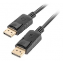 Lanberg - DisplayPort cable - DisplayPort (M) latched to DisplayPort (M) latched - DisplayPort 1.2 - 300 V - 1 m - 4K support - black