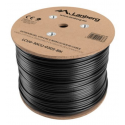 Lanberg - Bulk cable - 305 m - UTP - CAT 6 - outdoor, solid - black, RAL 9004