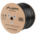 Lanberg - Bulk cable - 305 m - FTP - CAT 5e - outdoor, solid - black