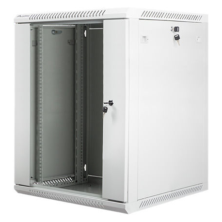 Lanberg - Rack cabinet - wall mountable - grey, RAL 7035 - 15U - 19" - 0
