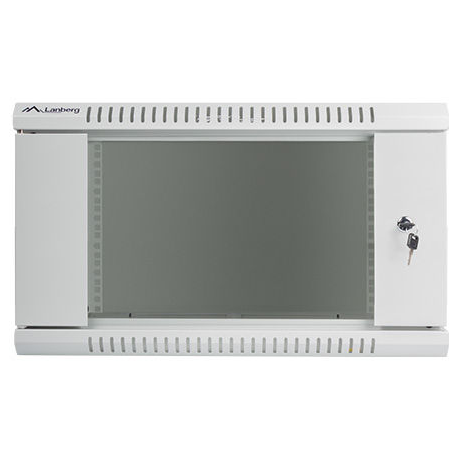 Lanberg - Rack cabinet - wall mountable - grey, RAL 7035 - 6U - 19" - 1