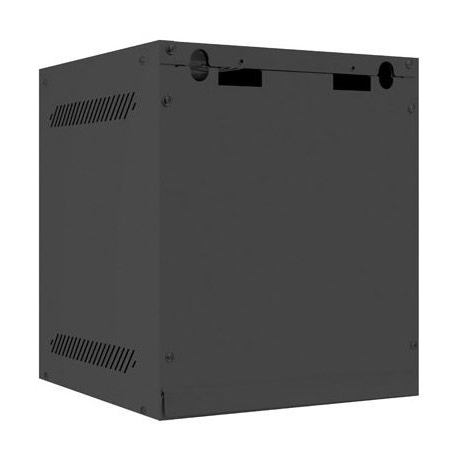 Lanberg - Rack cabinet - wall mountable - black, RAL 9004 - 6U - 10" - 4