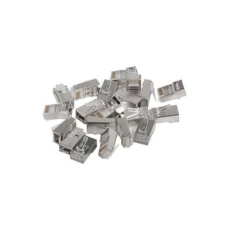 Lanberg - Network connector - RJ-45 (M) - FTP - CAT 6 (pack of 100) - 1