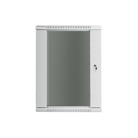 Lanberg - Rack cabinet - wall mountable - grey, RAL 7035 - 18U - 19" - 2