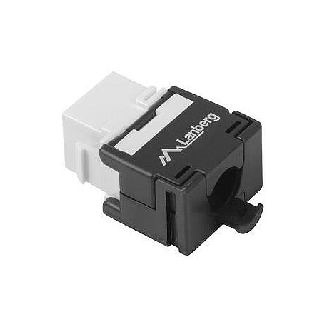Lanberg KSU5-2000 - Modular insert - RJ-45 - black, white - 2
